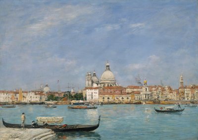 Venise, Santa Maria della Salute depuis San Giorgio - Eugene Louis Boudin